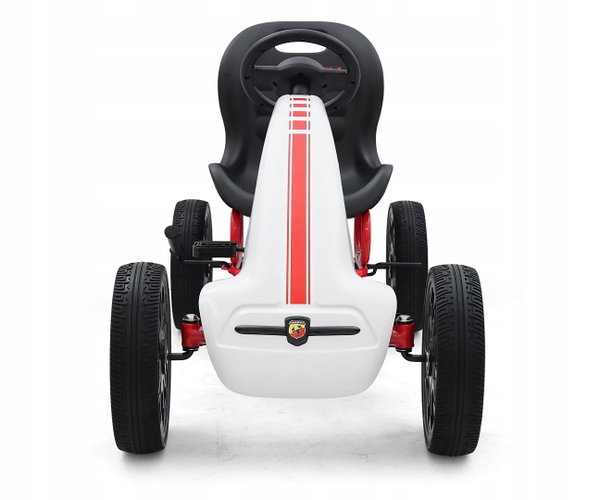 Gokart na pedały MILLY MALLY Abarth Biały