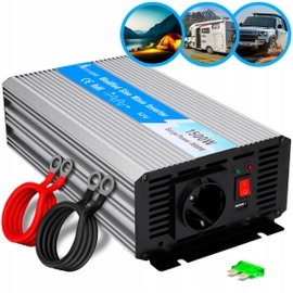 Przetwornica EXTRALINK 12V na 230 1500W/3000W Czysta sinusoida