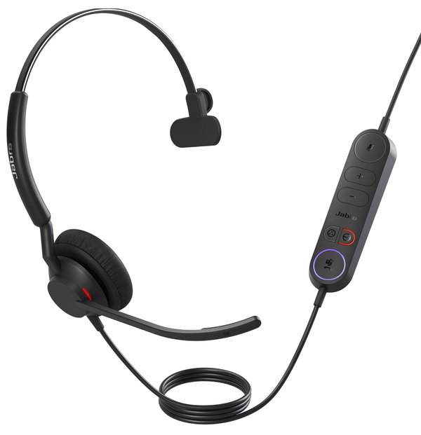 Słuchawki nauszne JABRA Engage 40 Inline Link USB-A UC Mono