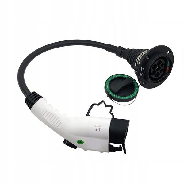 Adapter WEIRD WIRES żeński Typ 2 do Typ 1 0,5m