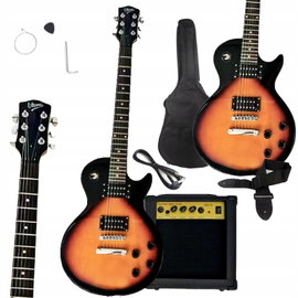 Gitara elektryczna V-TONE ESLP39 SB Zestaw + Wzmacniacz
