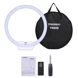 Lampa pierścieniowa LED YONGNUO YN608 - WB (3200 K - 5500 K)