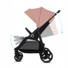 Kinderkraft wózek spacerowy Grande + pink 22kg