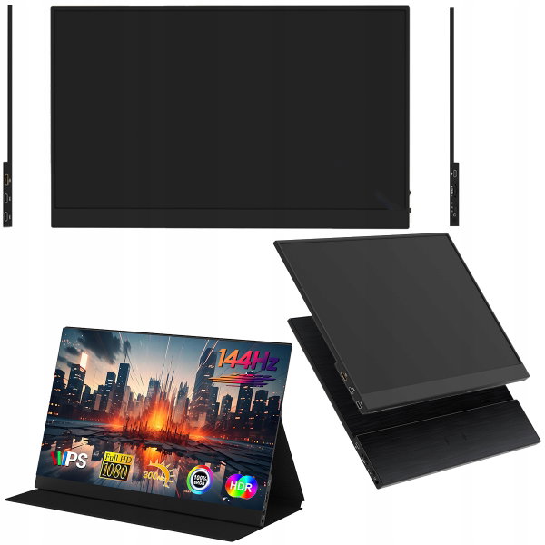 Monitor ZEUSLAP P16A 16" 1920x1080px IPS 144Hz 3 ms