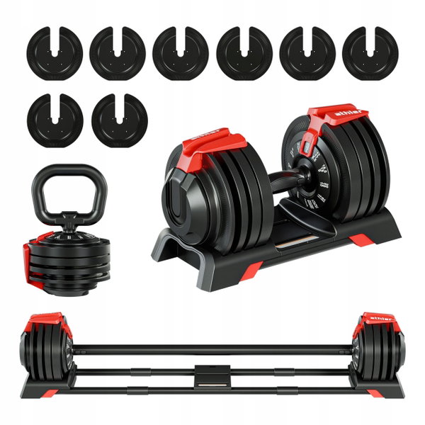 Hantla regulowana ATHLER 2w1 Lion 65 (24 kg)