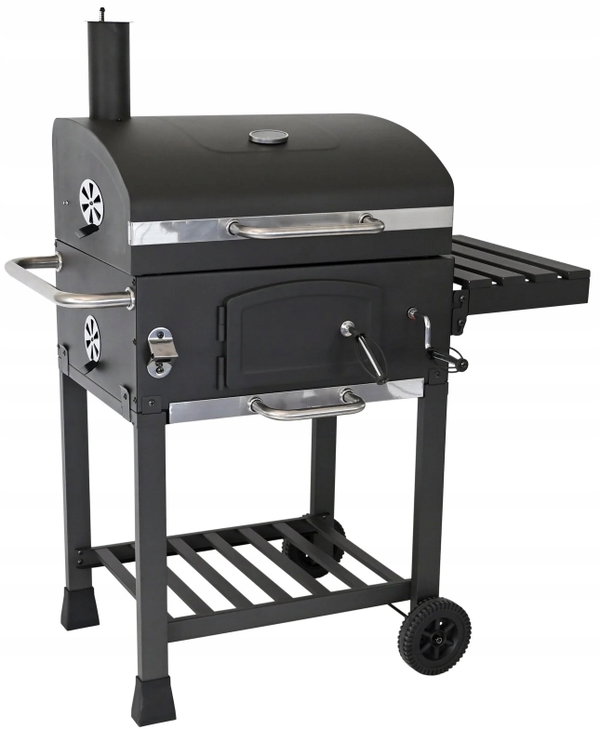 Grill węglowy ACTIVA Angular 11245K z kominem 57.5 x 42.0 cm