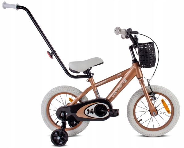Rower dziecięcy SUN BABY Verdant Rowan 14 cali dla chłopca Cappuccino