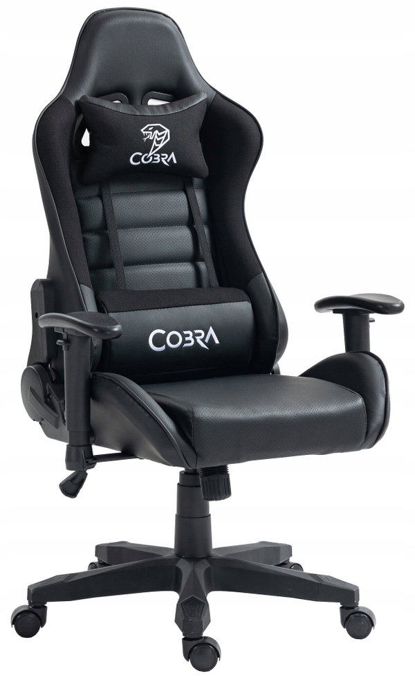 Fotel gamingowy COBRA Rebel CR206 Czarny