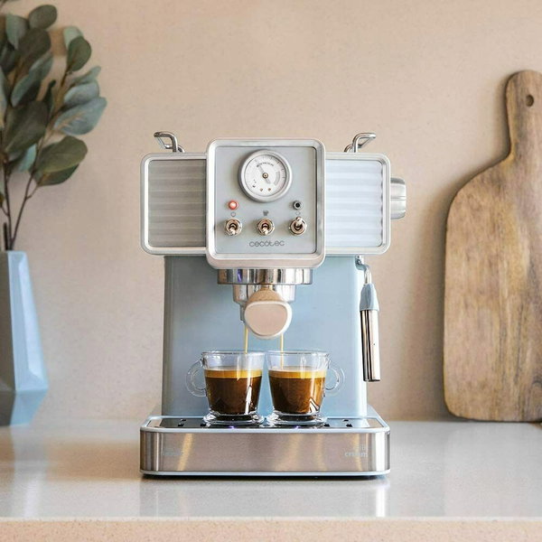 Ekspres CECOTEC Power Espresso 20 Tradizionale Niebiesko-srebrny