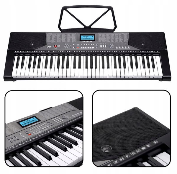 KEYBOARD V-TONE VK 100-61 KLAWISZE ORGANY DLA DZIECI DO NAUKI GRY