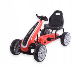 Gokart na pedały MILLY MALLY Power Czerwony
