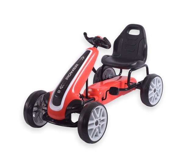 Gokart na pedały MILLY MALLY Power Czerwony