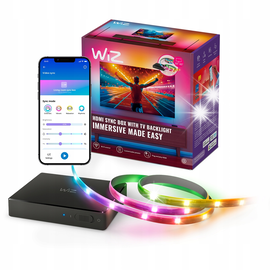 Taśma LED WIZ Sync Box do TV 55 - 65 2.6 m Wi-Fi
