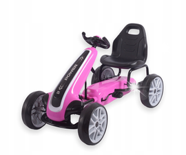 Gokart na pedały MILLY MALLY Power Różowy