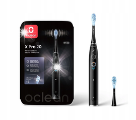Szczoteczka soniczna OCLEAN X Pro 20 Czarny 2 końcówki