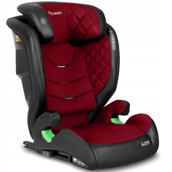 Fotelik samochodowy NUKIDO Louis (15-36 kg) Czarno-czerwony