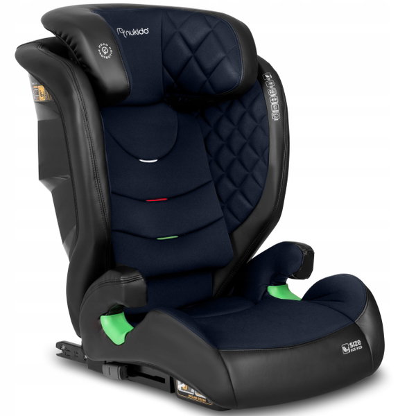 Fotelik samochodowy NUKIDO Louis i-Size (15-36 kg) Czarno-granatowy