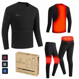 Bielizna podgrzewana MISSION AIR E-Underwear Men Set (rozmiar M) Czarny