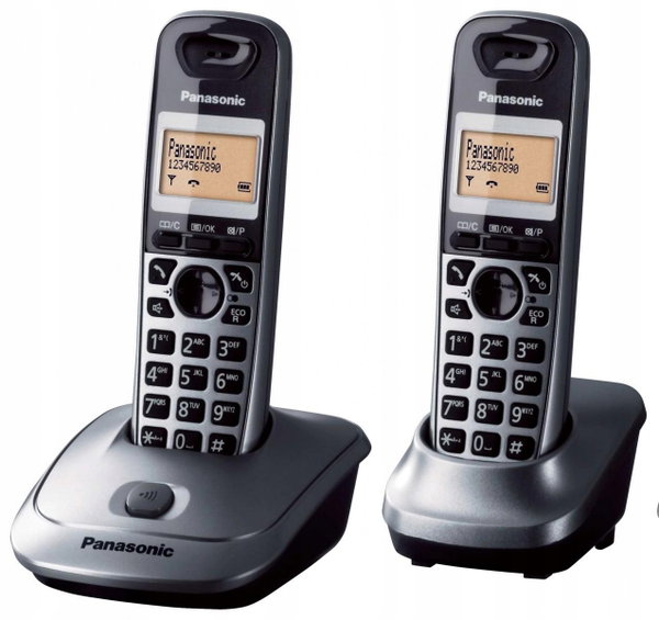 Zestaw telefonów bezprzewodowych PANASONIC KX-TG2512PDM