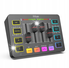 Mikser audio FIFINE SC3 Biały