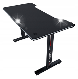 Biurko gamingowe COBRA CR4574BK Czarne 120 cm