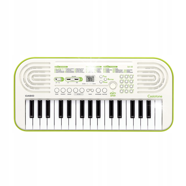 Keyboard CASIO MU SA-50 Biało-zielony