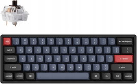 Klawiatura KEYCHRON K12P-H3 Wireless K Pro Brown RGB Czarno-niebieski