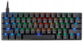 KLAWIATURA MAD DOG GK850K GATERON RED CZARNA
