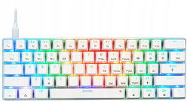 Klawiatura MAD DOG GK850W Gateron Red Biały