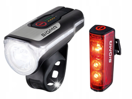 Zestaw lampek rowerowych SIGMA Aura 80 Set W Blaze