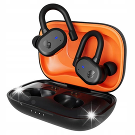 Słuchawki dokanałowe SKULLCANDY Push Active Czarno-pomarańczowy