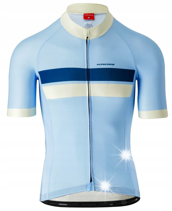 Koszulka rowerowa KROSS Arbaro (rozmiar M) Niebieski