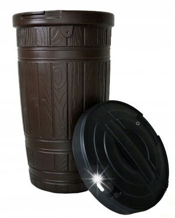 Zbiornik na deszczówkę PROSPERPLAST Woodcan IDWO265-R222 265L Brązowy