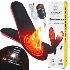Podgrzewane wkładki do butów MISSION AIR E-Insoles (rozmiar 41-46)