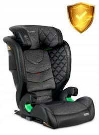 Fotelik samochodowy NUKIDO Louis i-Size (15-36 kg) Czarno-szary