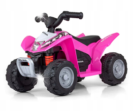 Quad elektryczny dla dziecka MILLY MALLY Honda ATV Różowy