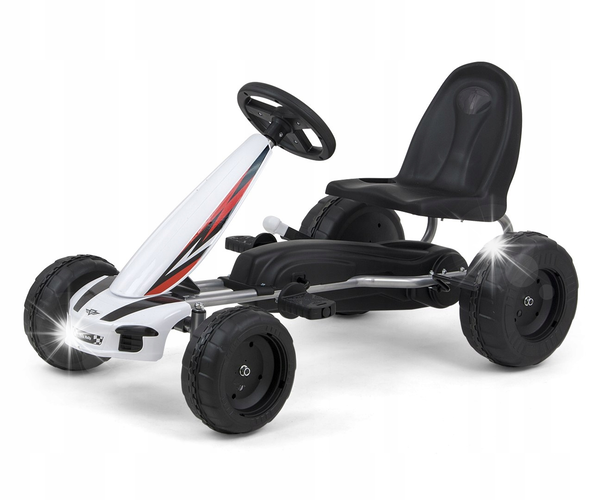 Gokart na pedały MILLY MALLY Viper Biały