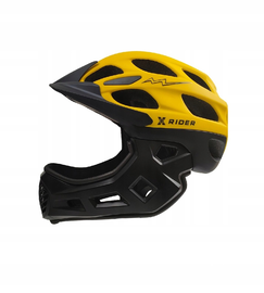 Kask rowerowy XRIDER XR00KFH01 Czarno-żółty MTB (rozmiar S)