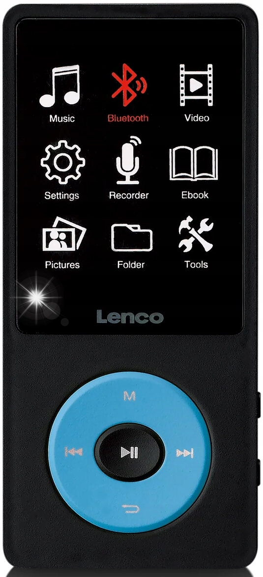 Odtwarzacz MP3/MP4 LENCO Xemio-860BU 8GB Czarno-niebieski