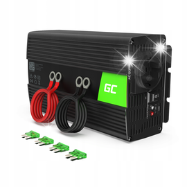 Przetwornica samochodowa Green Cell 12V do 220V, 1000W/2000W