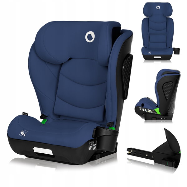 Fotelik samochodowy LIONELO Neal i-Size 100-150 cm (15-36 kg) Niebieski
