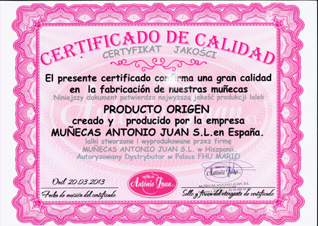 Lalka ANTONIO JUAN Bella 28331
