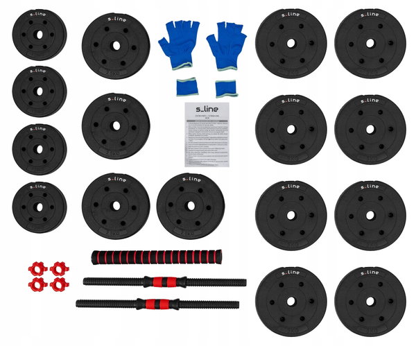 Zestaw hantli S-LINE SA016 (2 x 20 kg)