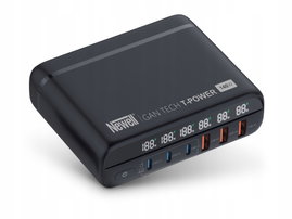 Ładowarka sieciowa NEWELL GaN Tech T-power 140W Czarny + zestaw adapterów