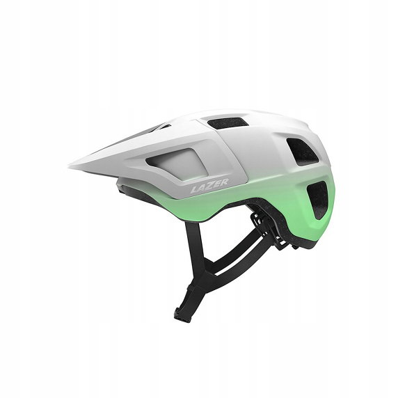 Kask rowerowy LAZER Finch KinetiCore Biało-miętowy mat MTB