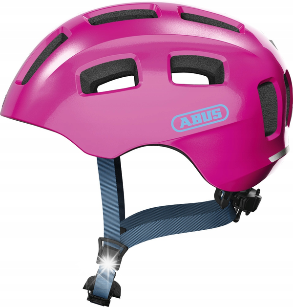 Kask rowerowy ABUS Youn-I 2.0 Różowy dla Dzieci (rozmiar M)