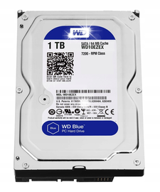 WD Blue WD10EZEX 1TB 3.5'' SATAIII 64MB 7200rpm