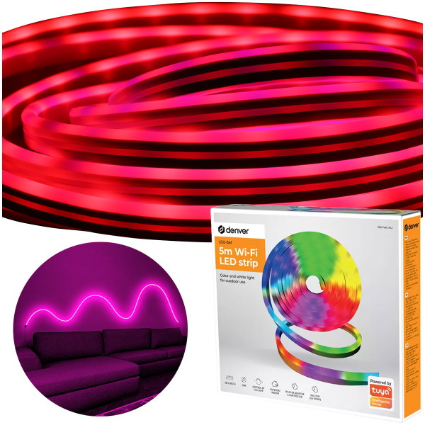 Taśma LED DENVER LCO-541 5 m Wi-Fi