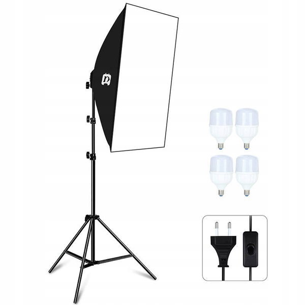 Zestaw studyjny PULUZ PU5071EU Softbox LED 50 x 70cm + dodatki