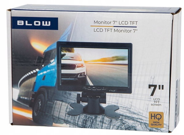 Monitor do kamery cofania BLOW TFT 7